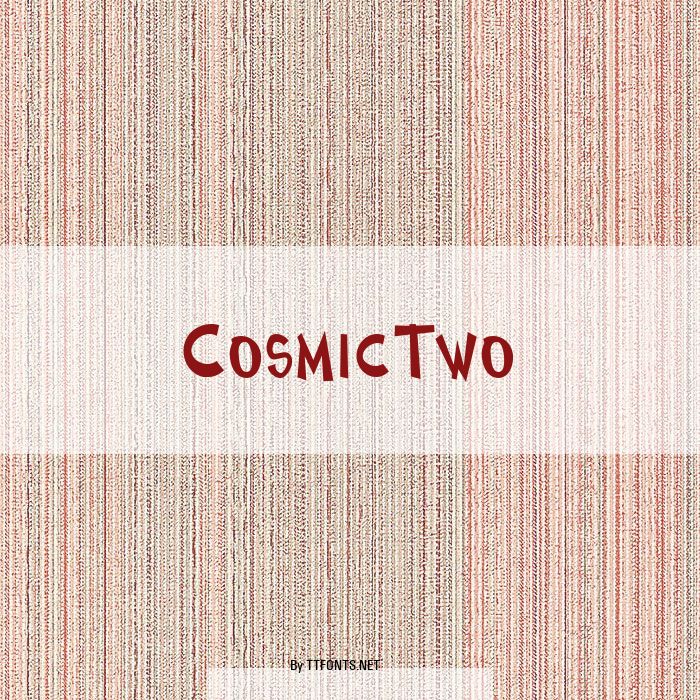 CosmicTwo example