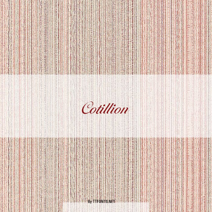 Cotillion example