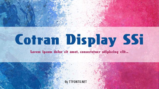 Cotran Display SSi example