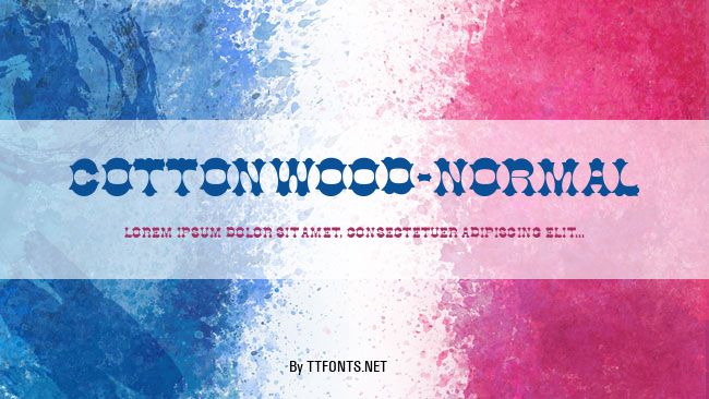 Cottonwood-Normal example