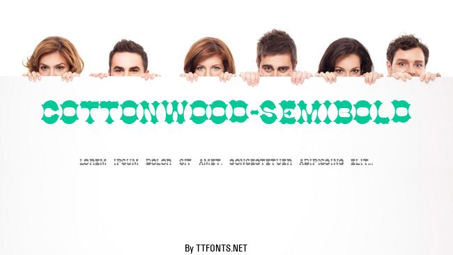 Cottonwood-SemiBold example