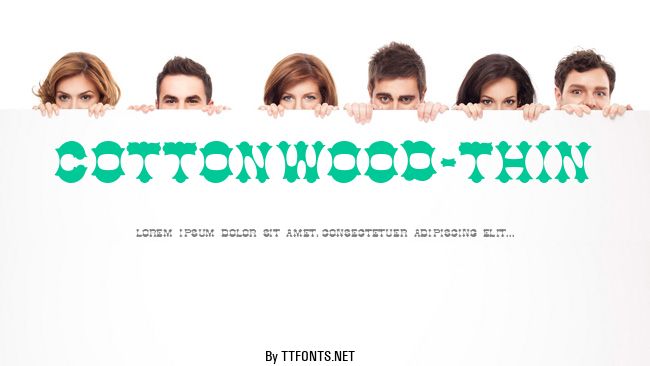 Cottonwood-Thin example