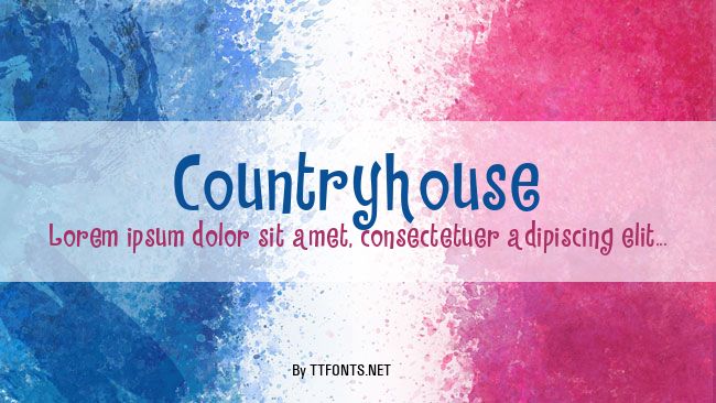 Countryhouse example