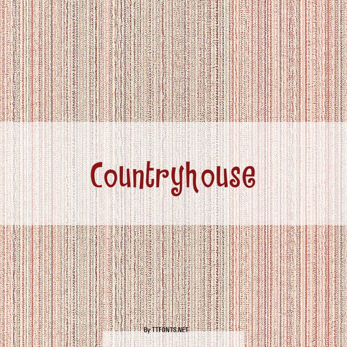 Countryhouse example