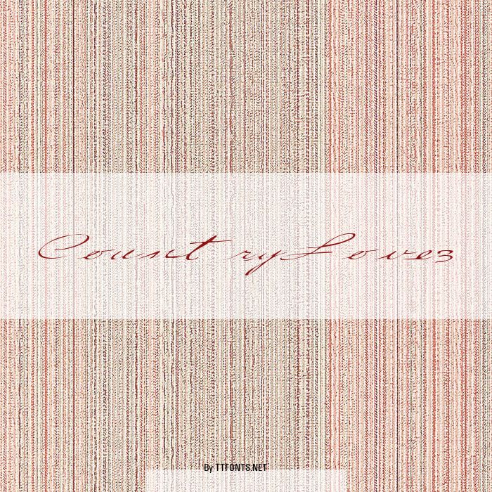 CountryLove3 example