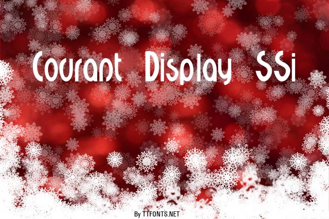 Courant Display SSi example
