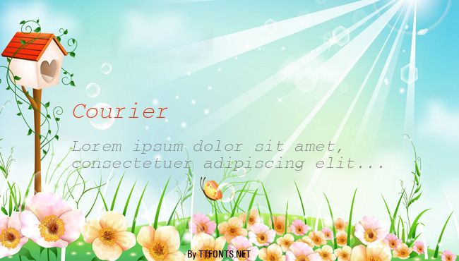 Courier example