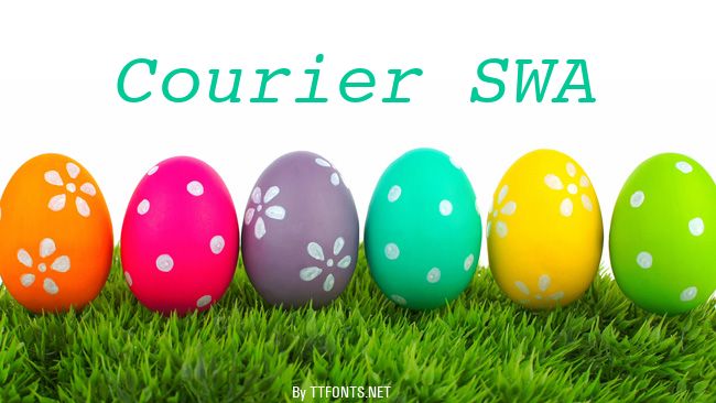 Courier SWA example