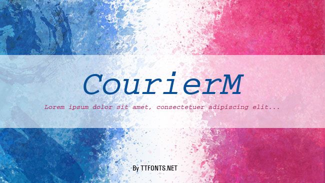 CourierM example