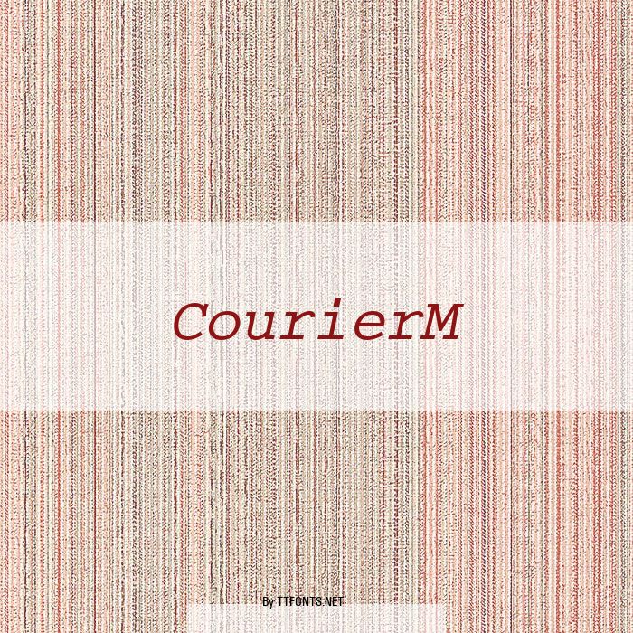 CourierM example