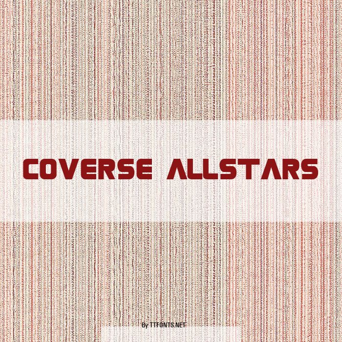 Coverse Allstars example