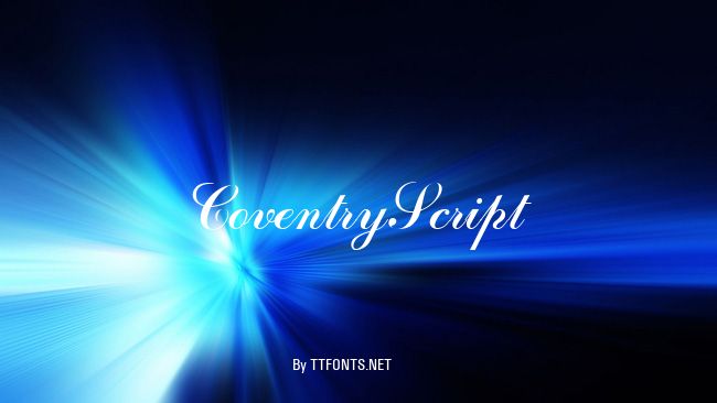 CoventryScript example