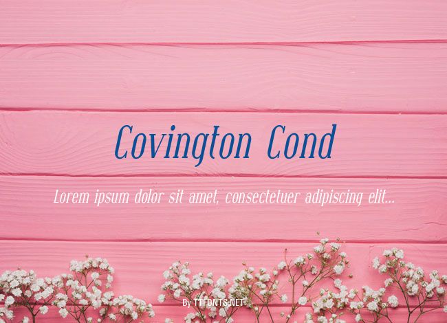 Covington Cond example