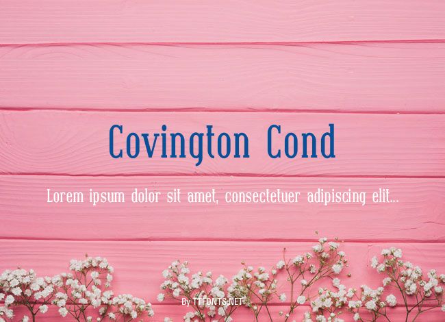 Covington Cond example