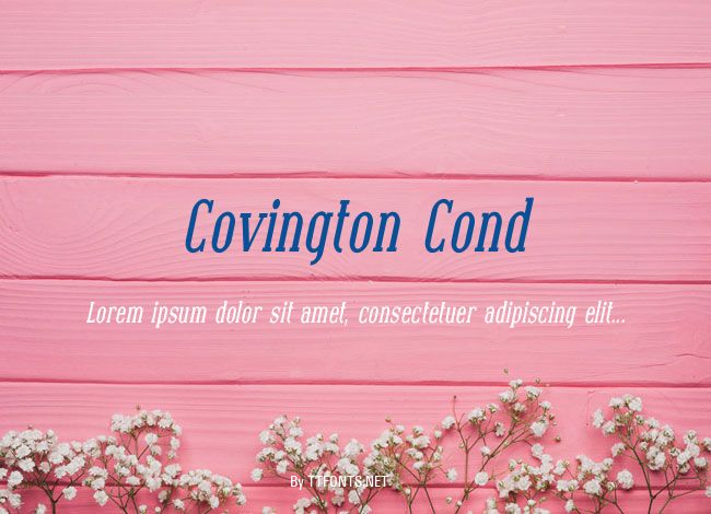 Covington Cond example