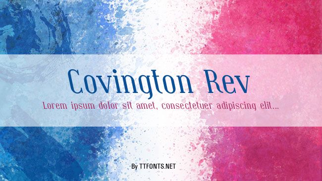 Covington Rev example