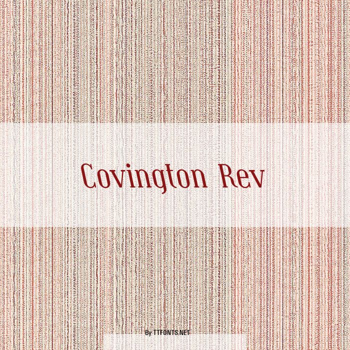 Covington Rev example