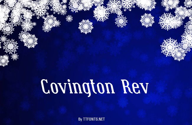 Covington Rev example