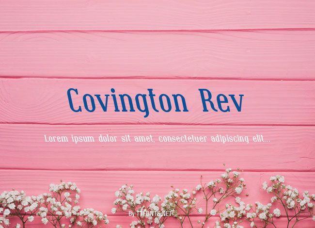 Covington Rev example