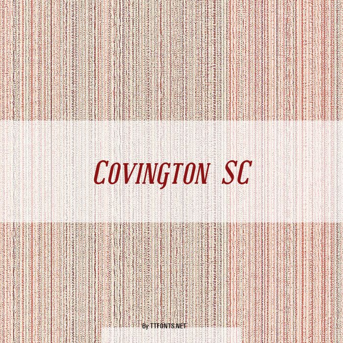 Covington SC example