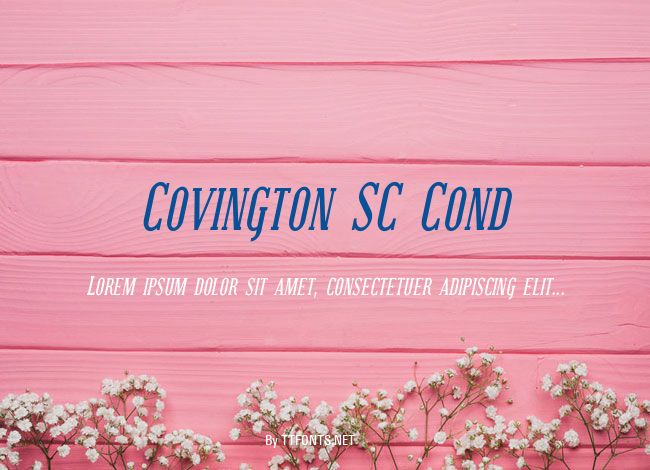 Covington SC Cond example