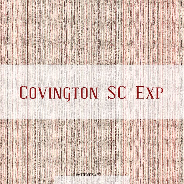 Covington SC Exp example