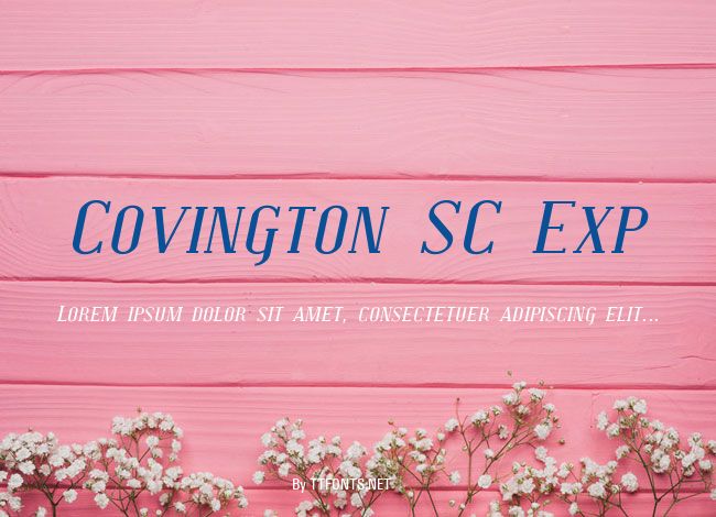 Covington SC Exp example