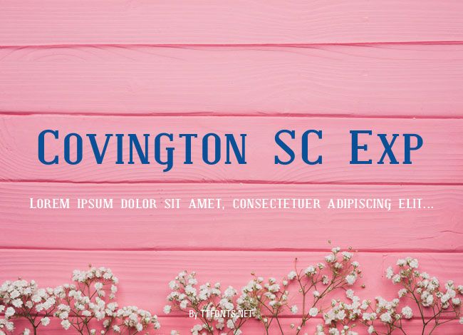 Covington SC Exp example
