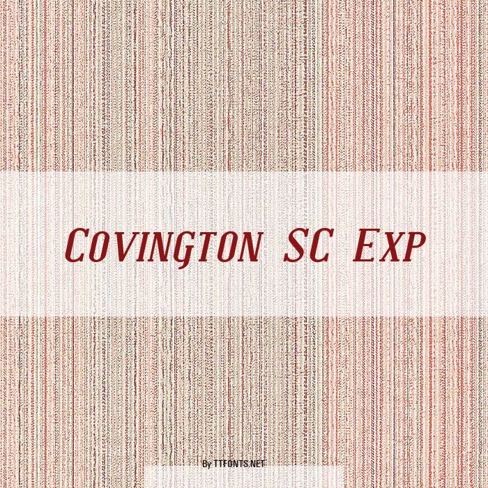 Covington SC Exp example