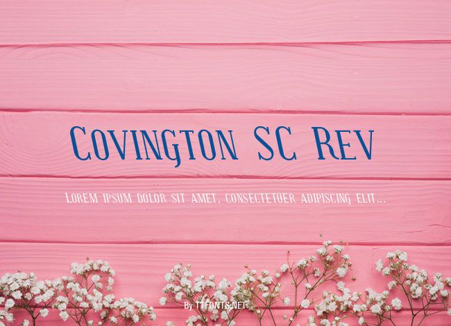 Covington SC Rev example