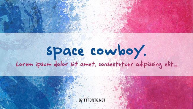 space cowboy. example