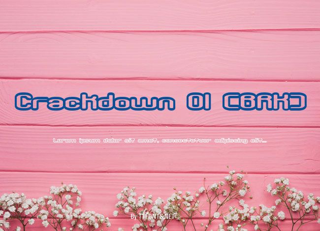 Crackdown O1 (BRK) example