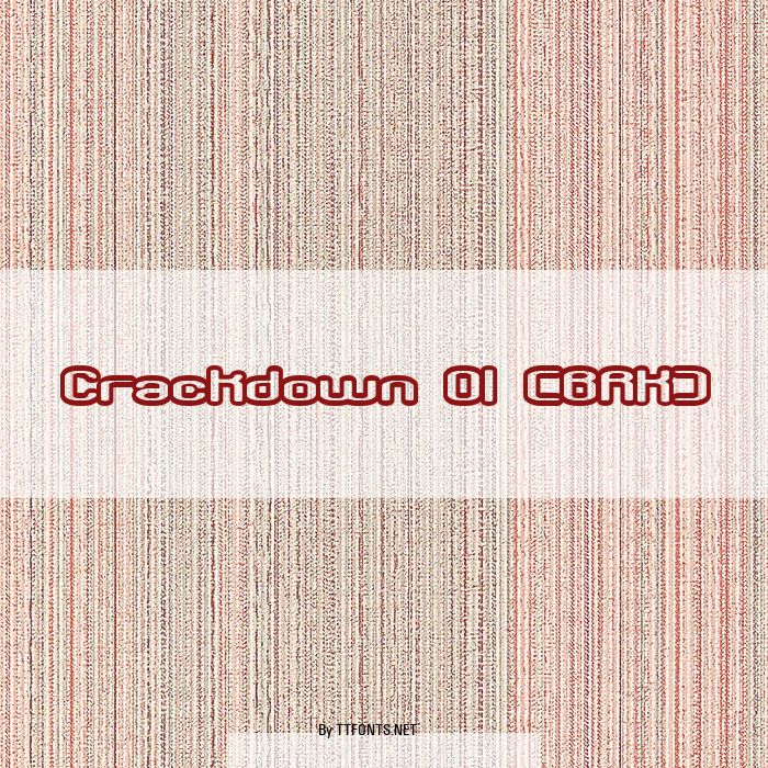 Crackdown O1 (BRK) example