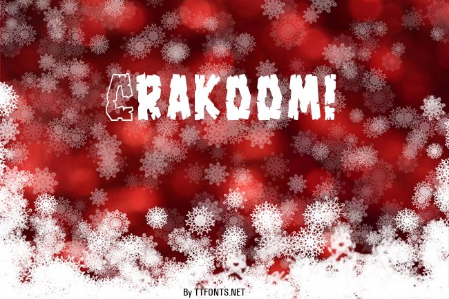 Crakoom! example