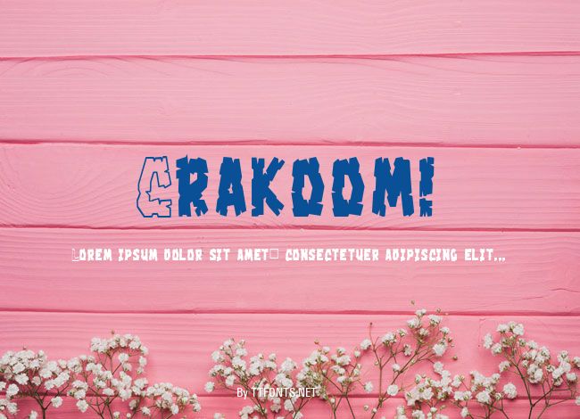 Crakoom! example