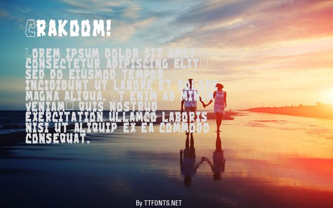 Crakoom! example