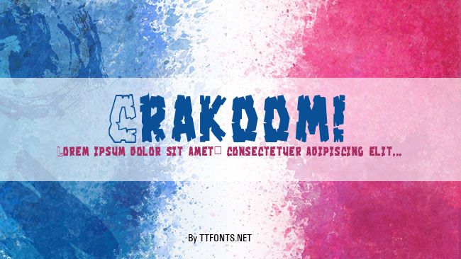 Crakoom! example