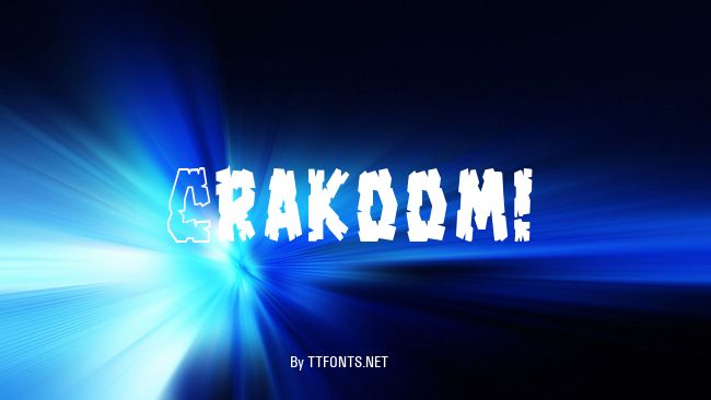 Crakoom! example