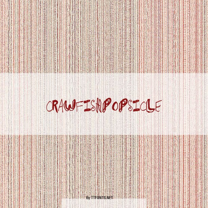 CrawfishPopsicle example