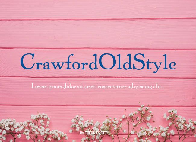 CrawfordOldStyle example