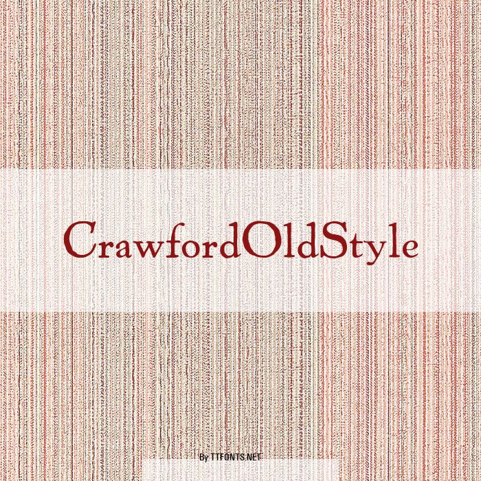 CrawfordOldStyle example