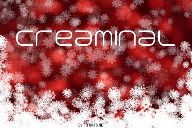 Creaminal example