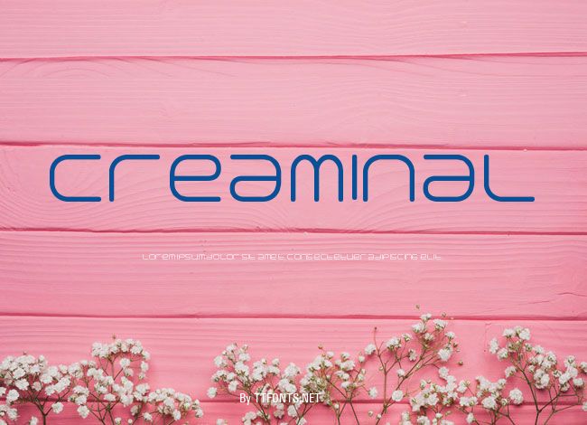 Creaminal example