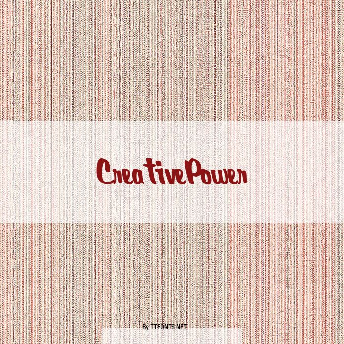 CreativePower example