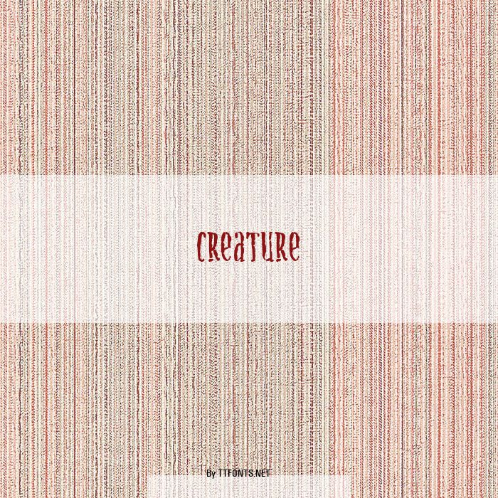 Creature example