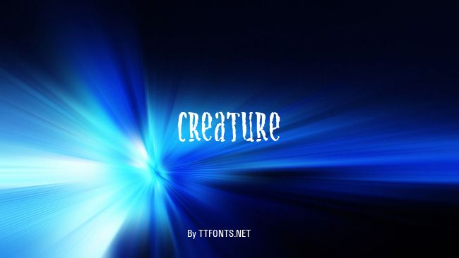 Creature example