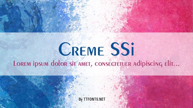 Creme SSi example