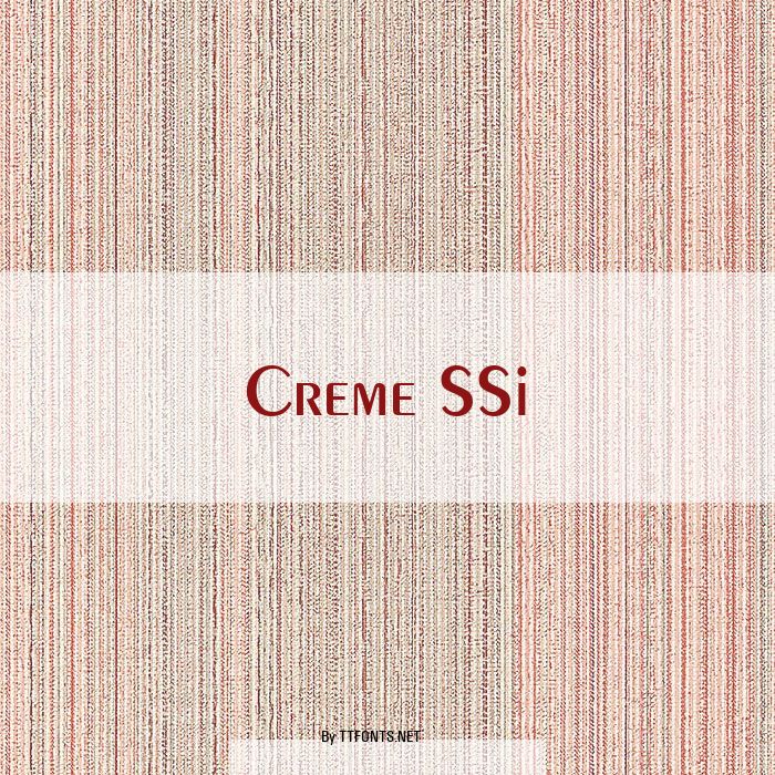 Creme SSi example