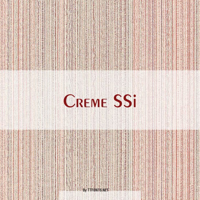 Creme SSi example