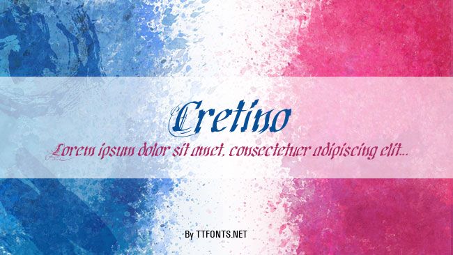 Cretino example